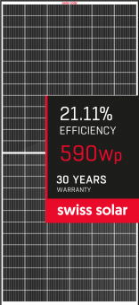 SWISS SOLAR IBEX-156MHC-EIGER-570-590